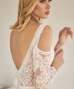 Nox Anabel Bridal JE916 - Long Sleeve Bridal Gown 13 Nox Anabel Bridal JE916 - Long Sleeve Bridal Gown