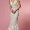 Nox Anabel Bridal JW908 - Embroidered Long Bridal Gown