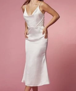 Nox Anabel Bridal R1027W - Cowl Neck Bridal Dress 9 Nox Anabel Bridal R1027W - Cowl Neck Bridal Dress