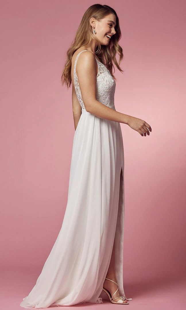 Nox Anabel Bridal Y299W - Embellished Long Bridal Gown 6 Nox Anabel Bridal Y299W - Embellished Long Bridal Gown