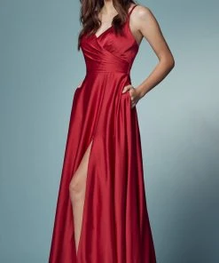 Nox Anabel E1020 - Lace Up Style Prom Dress