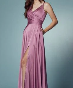 Nox Anabel E1020 - Lace Up Style Prom Dress