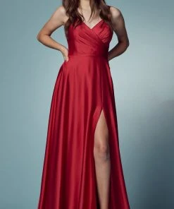 Nox Anabel E1020 - Lace Up Style Prom Dress