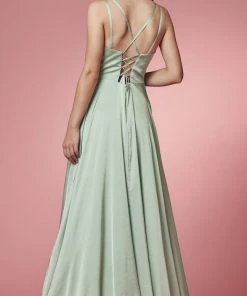 Nox Anabel E1020 - Lace Up Style Prom Dress