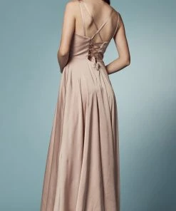 Nox Anabel E1020 - Lace Up Style Prom Dress