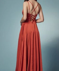 Nox Anabel E1020 - Lace Up Style Prom Dress