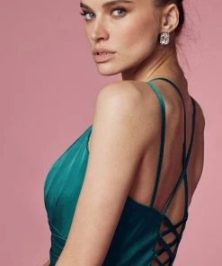 Nox Anabel E1020 - Lace Up Style Prom Dress