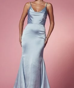 Nox Anabel R1026 - Cowl Mermaid Prom Dress