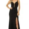 Nox Anabel - Sexy Sleeveless Strappy Back Mermaid Gown M133 - 2 Pc Black In Size XS Available