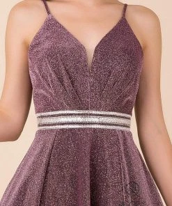 Nox Anabel - Y678 Plunging V-neck A-line Dress - 1 Pc Green In Size L Available