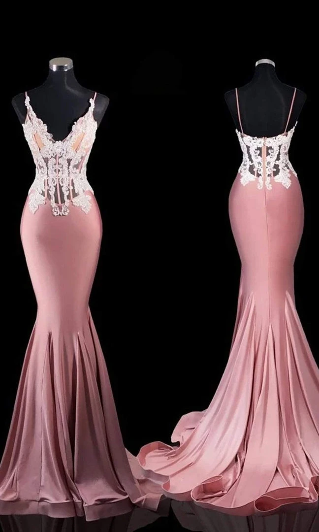 Portia And Scarlett - PS21175 Illusion Appliqued Bodice Mermaid Gown 4 Portia And Scarlett - PS21175 Illusion Appliqued Bodice Mermaid Gown