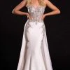 Portia And Scarlett - PS21250 Embroidered Corset Trumpet Dress