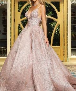 Portia And Scarlett - Ps22076 Lattice Sequin Sleeveless Ballgown 8 Portia And Scarlett - Ps22076 Lattice Sequin Sleeveless Ballgown