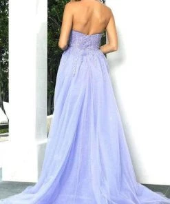 Portia And Scarlett - Ps22926 Halter V Neck Beaded Prom Gown