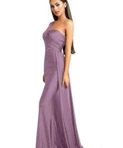 Portia And Scarlett - PS6321 One Shoulder Fitted Evening Gown