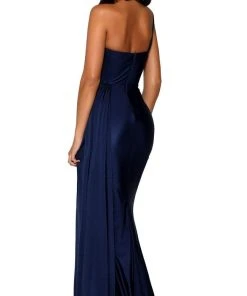 Portia And Scarlett - PS6321 One Shoulder Fitted Evening Gown