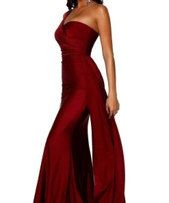 Portia And Scarlett - PS6321 One Shoulder Fitted Evening Gown