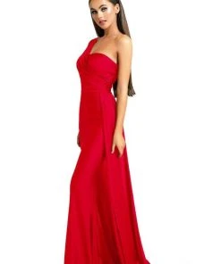 Portia And Scarlett - PS6321 One Shoulder Fitted Evening Gown