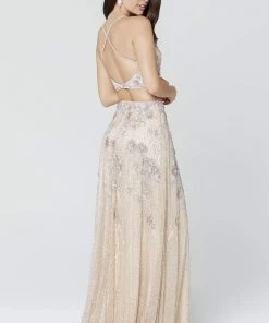 Primavera Couture - 3431 Two-Piece Sequined A-Line Dress