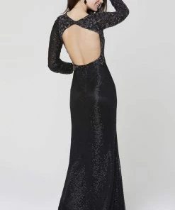 Primavera Couture - 3488 Jewel Bugle Beads Long Dress