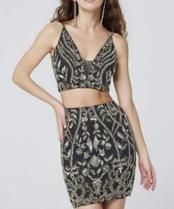 Primavera Couture - 3550 Two-Piece Beaded Cocktail Dress 19 Primavera Couture - 3550 Two-Piece Beaded Cocktail Dress