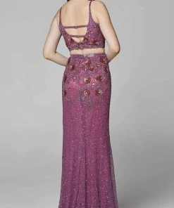 Primavera Couture - 3647 Two Piece Plunging V Neck Dress 18 Primavera Couture - 3647 Two Piece Plunging V Neck Dress