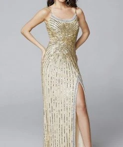Primavera Couture - 3648 Sequin Scoop Open Back Dress 16 Primavera Couture - 3648 Sequin Scoop Open Back Dress