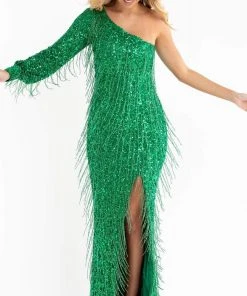 Primavera Couture - 3739 Sequin Asymmetrical Gown