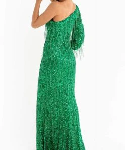 Primavera Couture - 3739 Sequin Asymmetrical Gown