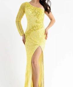 Primavera Couture - 3785 Asymmetrical One Shoulder Gown 63 Primavera Couture - 3785 Asymmetrical One Shoulder Gown