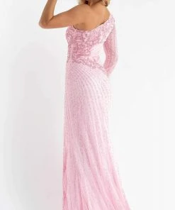 Primavera Couture - 3785 Asymmetrical One Shoulder Gown 56 Primavera Couture - 3785 Asymmetrical One Shoulder Gown