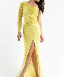 Primavera Couture - 3785 Asymmetrical One Shoulder Gown 66 Primavera Couture - 3785 Asymmetrical One Shoulder Gown
