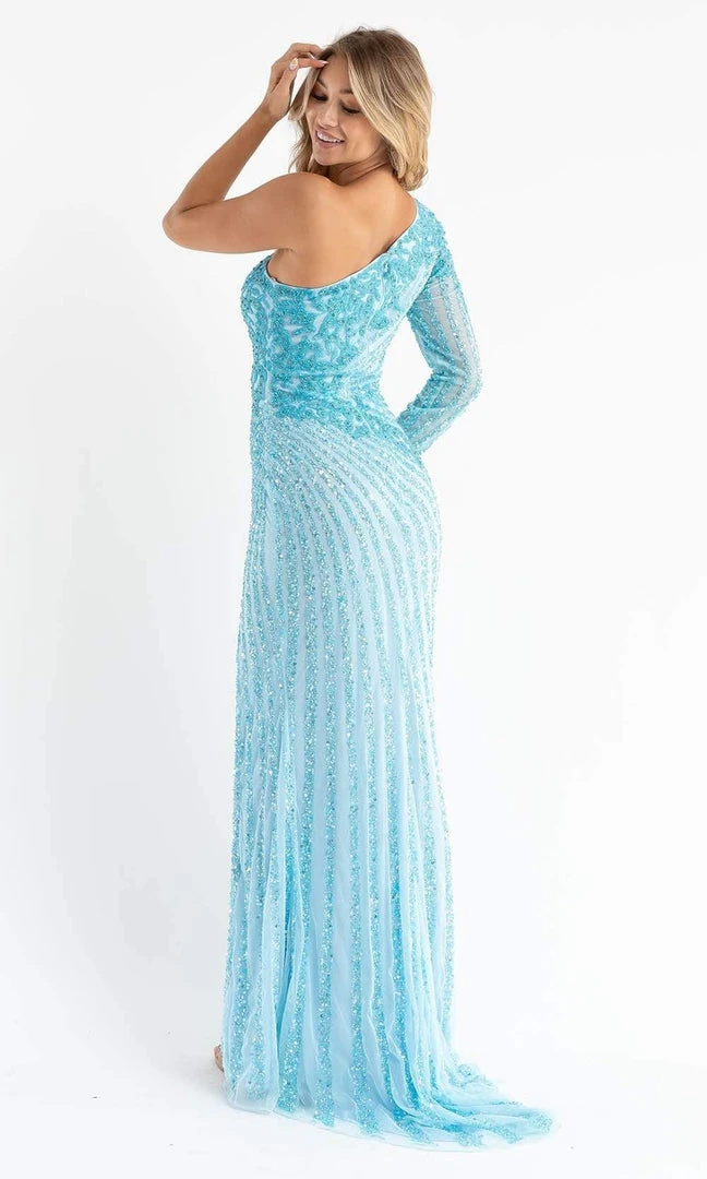 Primavera Couture - 3785 Asymmetrical One Shoulder Gown 33 Primavera Couture - 3785 Asymmetrical One Shoulder Gown