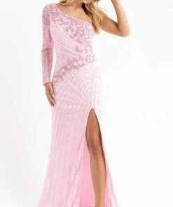 Primavera Couture - 3785 Asymmetrical One Shoulder Gown 58 Primavera Couture - 3785 Asymmetrical One Shoulder Gown