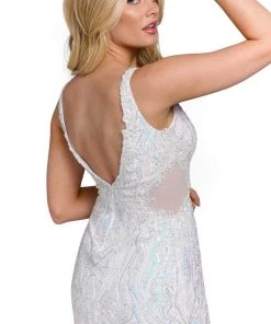 Primavera Couture 3822 - Embroidered Beaded Cocktail Dress