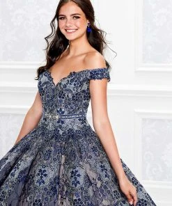 Princesa By Ariana Vara - PR11921 Off Shoulder Beaded Lace Ballgown