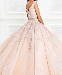 Princesa By Ariana Vara - PR11921 Off Shoulder Beaded Lace Ballgown
