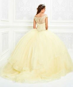 Princesa By Ariana Vara - PR11926 Off Shoulder Layered Ballgown