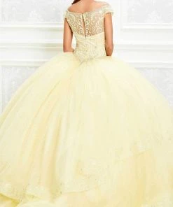 Princesa By Ariana Vara - PR11926 Off Shoulder Layered Ballgown