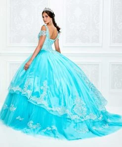 Princesa By Ariana Vara - PR11931 Embellished V Neck Ballgown