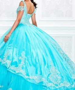 Princesa By Ariana Vara - PR11931 Embellished V Neck Ballgown