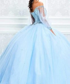 Princesa By Ariana Vara - PR11937 Beaded Off Shoulder Ballgown