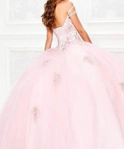 Princesa By Ariana Vara - PR11939 Off Shoulder Appliqued Ballgown