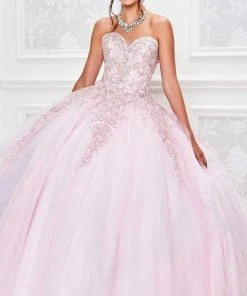 Princesa By Ariana Vara - PR11944 Lace Appliqued Sweetheart Dress