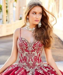 Princesa By Ariana Vara - PR12003 Sweetheart Appliqued Ballgown