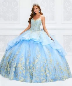 Princesa By Ariana Vara - PR12003 Sweetheart Appliqued Ballgown