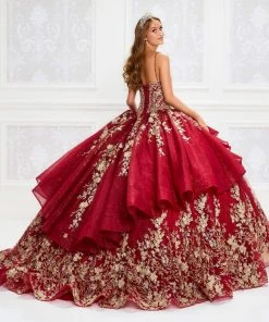 Princesa By Ariana Vara - PR12003 Sweetheart Appliqued Ballgown