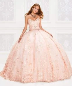 Princesa By Ariana Vara - PR12012 Embellished V-Neck Gown