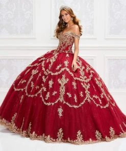 Princesa By Ariana Vara - PR12014 Embroidered Sweetheart Gown