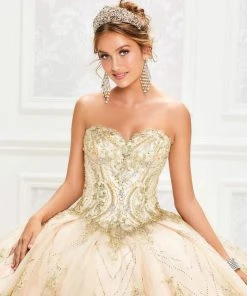Princesa By Ariana Vara - PR12015 Glitter Embellished Sweetheart Gown